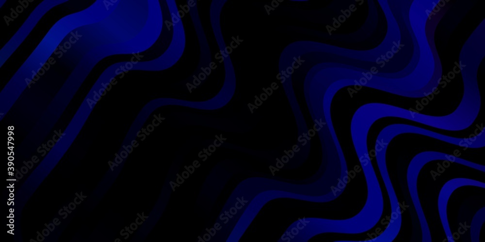 Obraz premium Dark Pink, Blue vector background with lines.