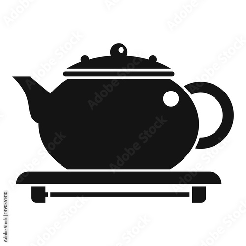Tea ceremony icon. Simple illustration of tea ceremony vector icon for web design isolated on white background