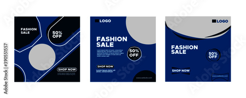 Collection of Social Media Promotion Square Banner Design