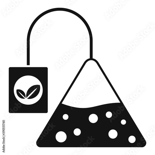 Tea pyramide icon. Simple illustration of tea pyramide vector icon for web design isolated on white background