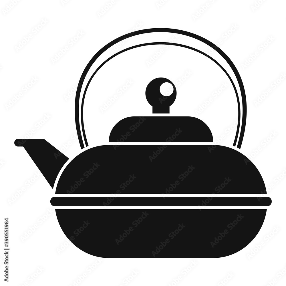 Aromatic tea pot icon. Simple illustration of aromatic tea pot vector icon for web design isolated on white background Aromatic tea pot icon. Simple illustration of aromatic tea pot vector icon for web design isolated on white background