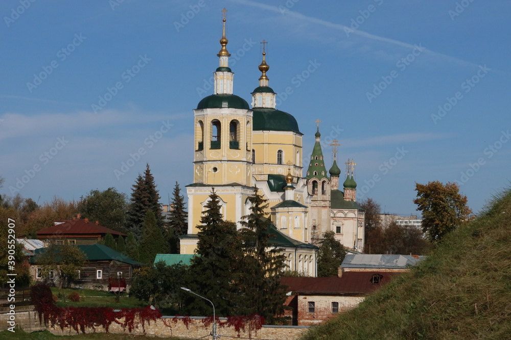 Orthodox church in old Russian town Orthodox church in old Russian town