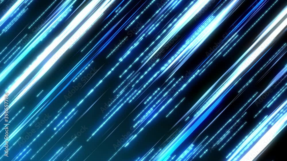 Blue light streak background