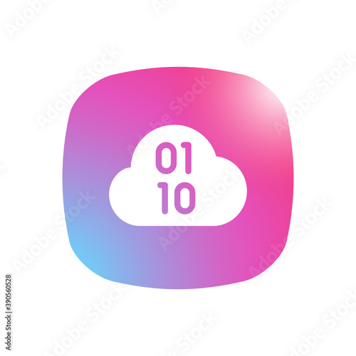 Cloud Computing - Mobile App Icon