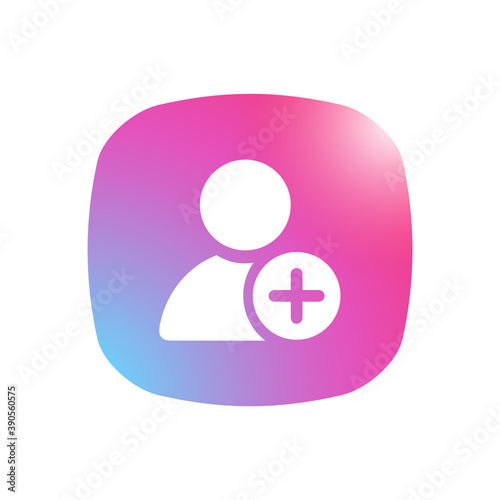 Add User - Mobile App Icon