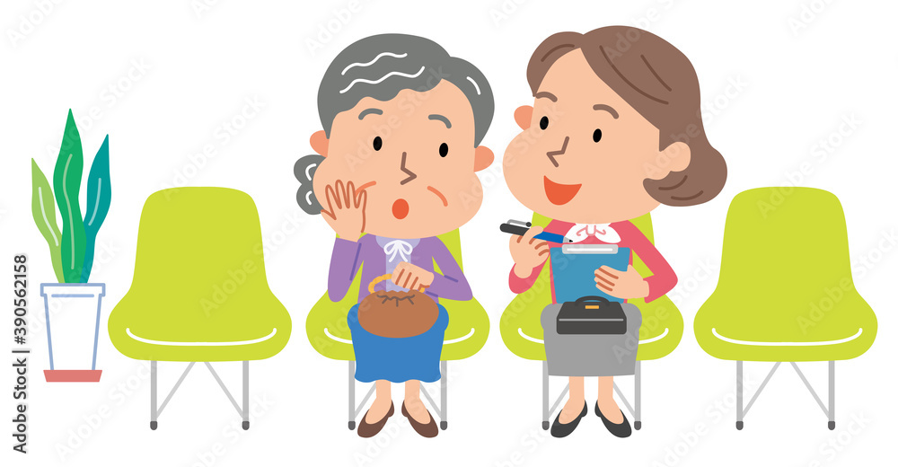 高齢者　フレイル健診　聞き取り　中年女性