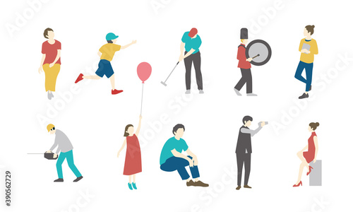 illustration of people