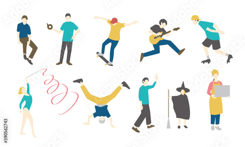 illustration of people