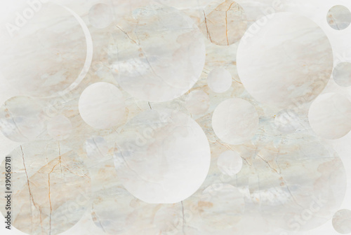 Background of circles of various colors and sizes.