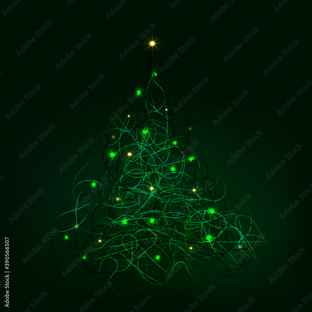 abstract christmas tree abstract christmas tree