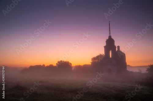 The Morning and old Church © Golubev Dmitrii