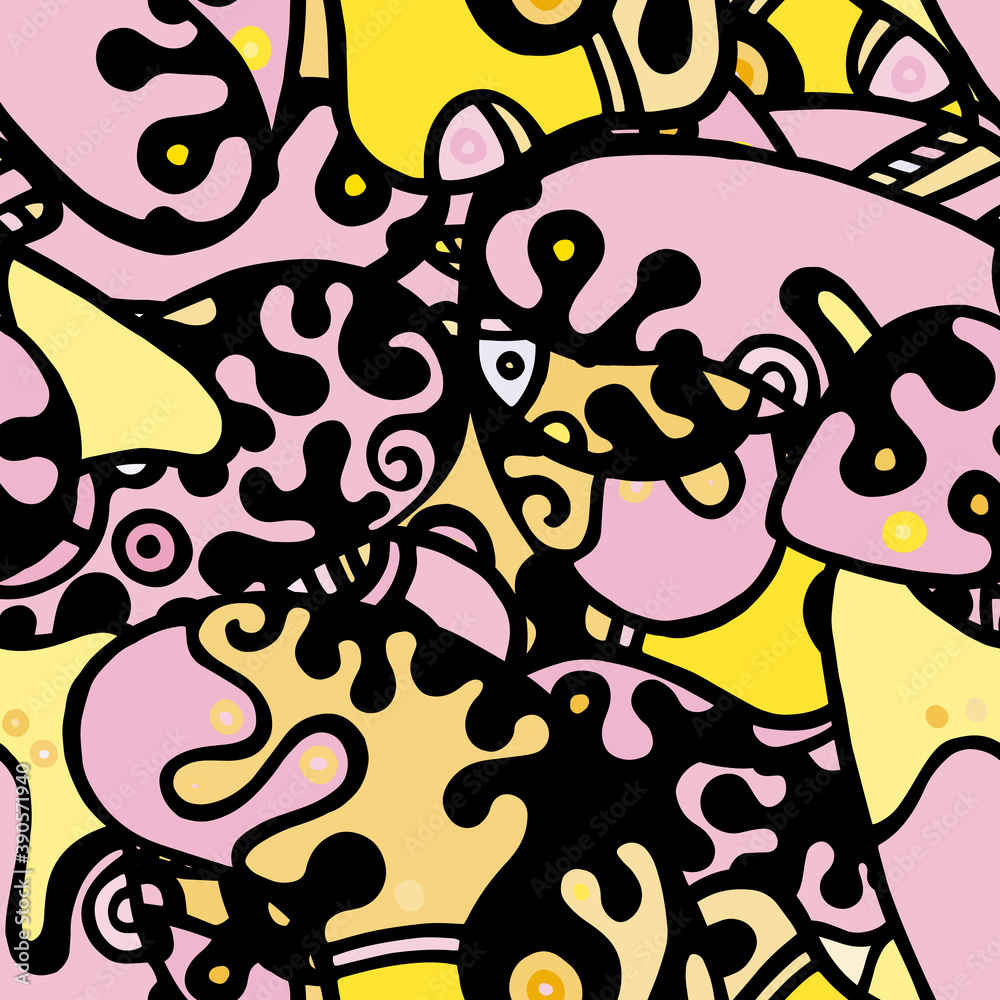 Obraz premium Hippy Print. 