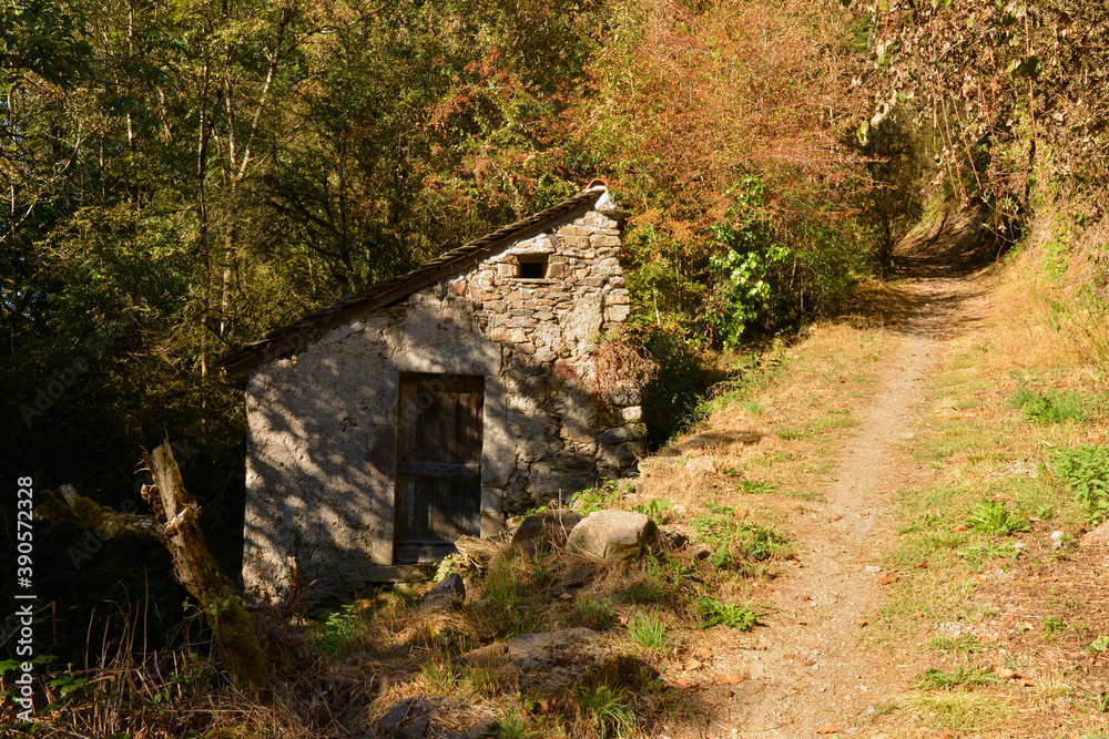 Maison de berger sur le chemin de Najac (12270), Aveyron en Occitanie, France