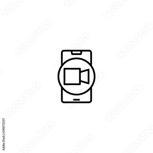 vector mobile icon for website design