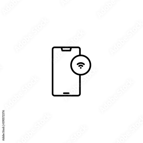 vector mobile icon for website design