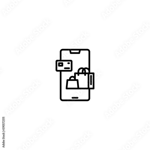 vector mobile icon for website design