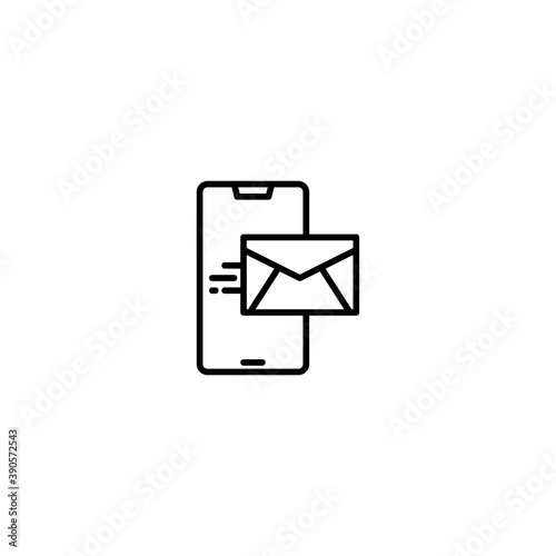 vector mobile icon for website design