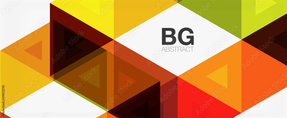 Mosaic triangle pattern abstract background for cover, banner, flyer and poster and other template Mosaic triangle pattern abstract background for cover, banner, flyer and poster and other template