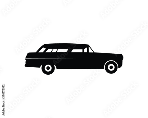 Station Wagon Sign Symbol Icon Vector Illustration  Family Vacation  Road Trip  Cut file  for silhouette  eps  clipart  Cricut design space  vinyl cut files