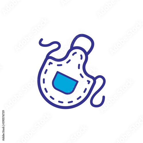 apron icon vector design trendy