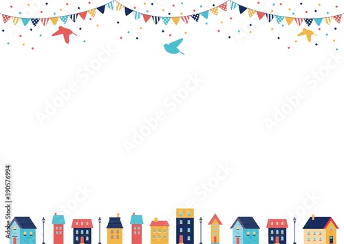 外国風街並フレーム