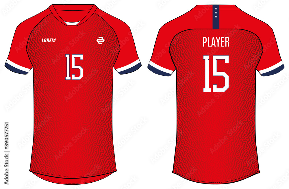 Sports jersey t shirt design for usa concept Vector Image
