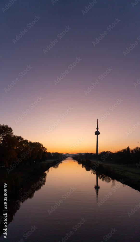 Sonnenaufgang in Mannheim Sonnenaufgang in Mannheim
