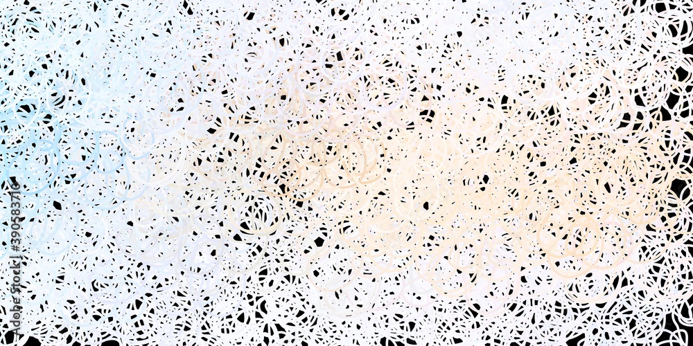 Obraz premium Dark purple vector pattern with abstract shapes.