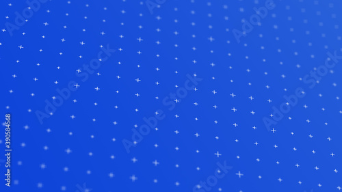 Abstract background in blue with texture of crosses