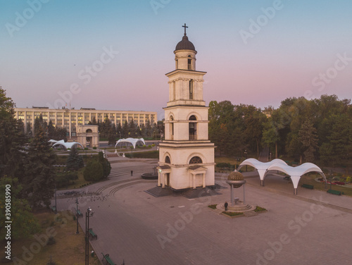 Obraz na płótnie The triumphal arch from Chisinau, Moldova 2020 w salonie