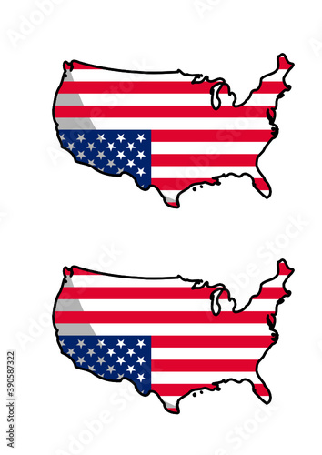 Amerika Reverse Flag in Wrong Way