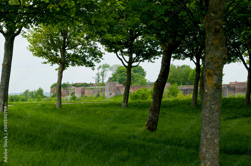 The Vauban fortifications at Montreuil, Northern France The Vauban fortifications at Montreuil, Northern France