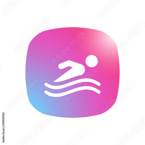 Swimming - Mobile App Icon