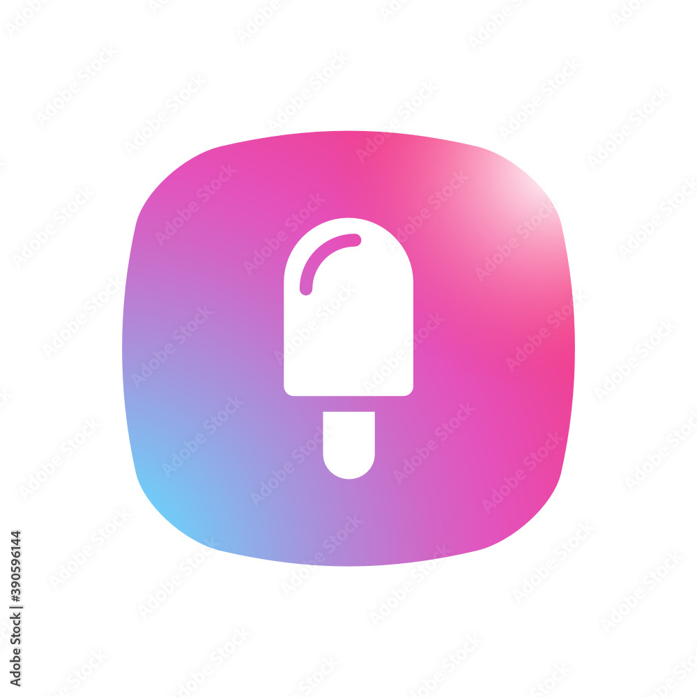 Ice Cream - Mobile App Icon Ice Cream - Mobile App Icon