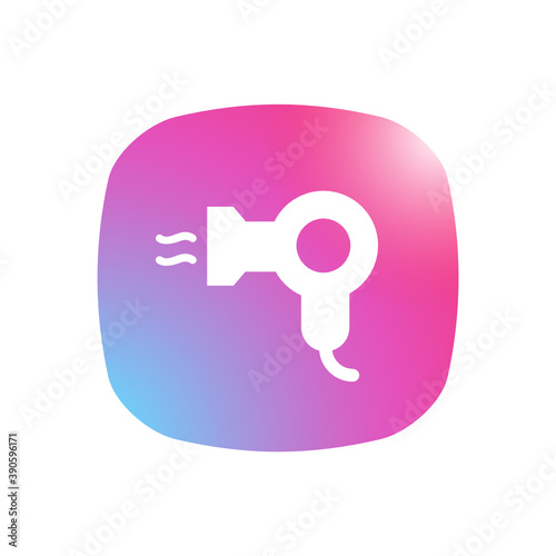 Hairdryer - Mobile App Icon