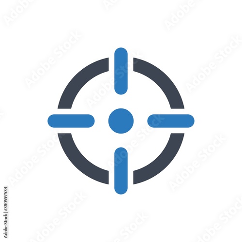 Target shooter icon