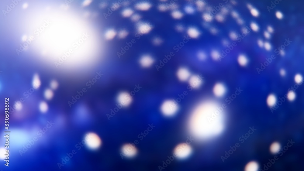 Abstract bokeh lights on dark blue background Abstract bokeh lights on dark blue background