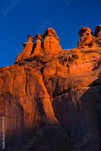 Courthouse Towers Area, Arches National Park, Grand County, Utah, Usa, America
