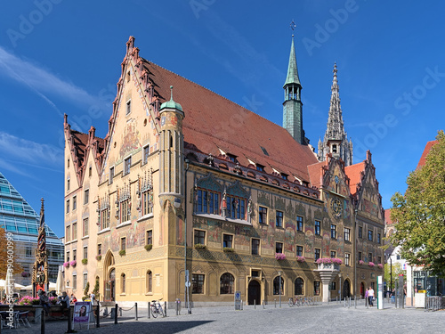 Ulm Town Hall, built in 1370, Germany