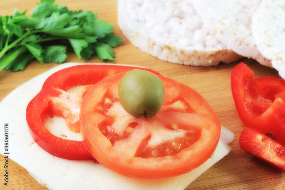 Healthy sandwich with no meat. Healthy sandwich with no meat.