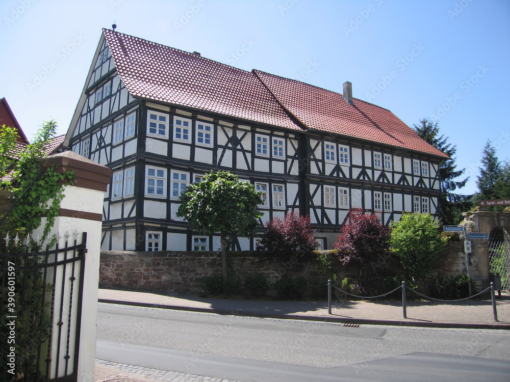 Wanfried an der Werra in Hessen am Hainich