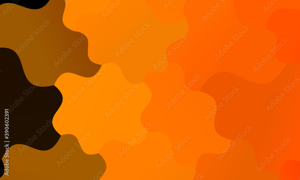 Nice Orange and dark polygonal background, digitally created