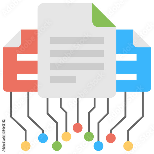 
Digital router wires coming from white colored folding paper is amazingly commemorating white paper icon
