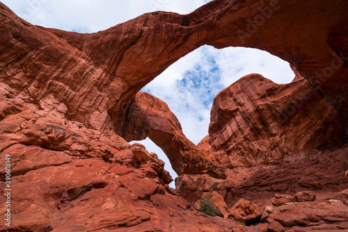 Double Arch, Arches National Park, Grand County, Utah, Usa, America