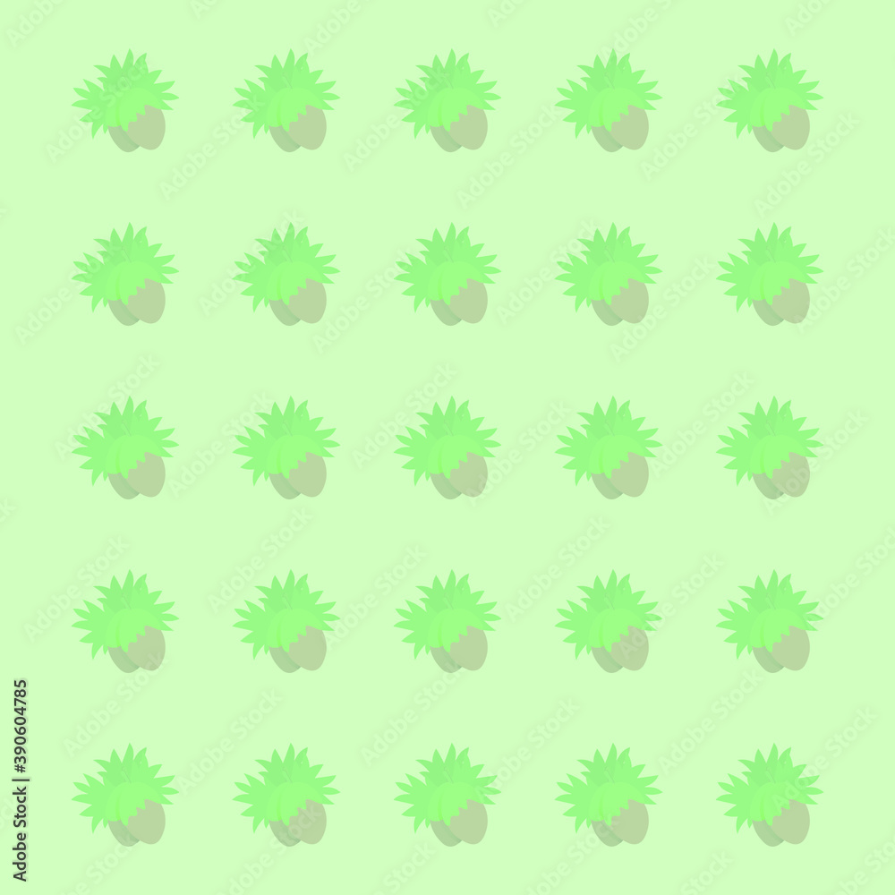 Cocoa and nuts icons and pattern vector