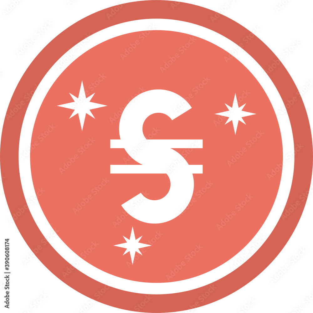 A solid icon image of Starcoin (STR) cryptocurrency
A solid icon image of Starcoin (STR) cryptocurrency