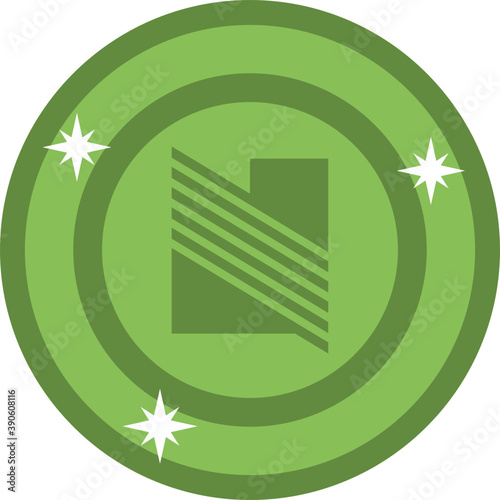 
Decentralized Lending on Ethereum Network, solid icon design
