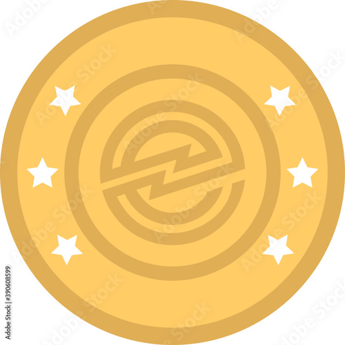 

A solid icon image of EmerCoin (EMC) cryptocurrency
 photo