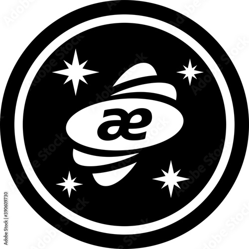 
physical coin Aeon (AEON), digital cryptocurrency (AEON)
