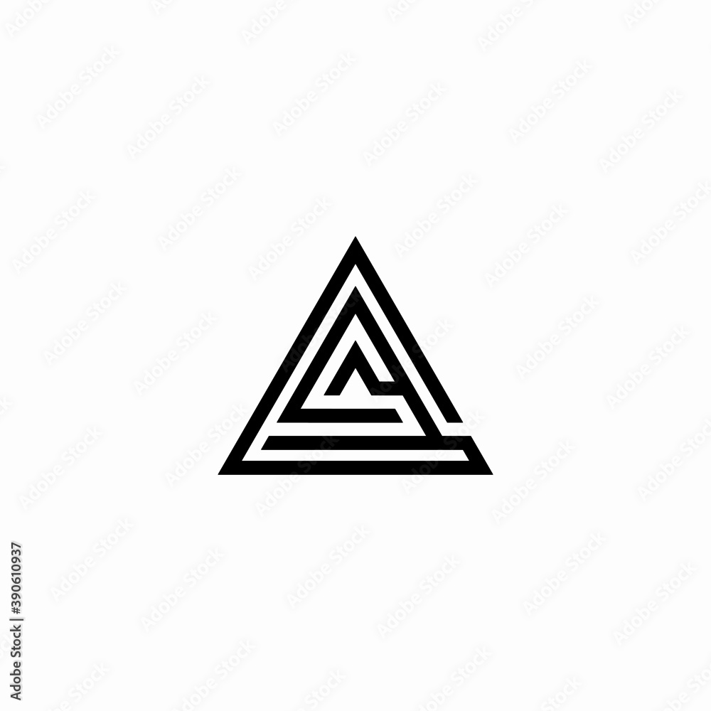triangle icon simple logo vector for finance or bussines triangle icon simple logo vector for finance or bussines